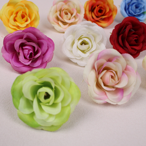 Têtes de fleurs artificielles en plastique, style européen, perle rose, faites à la main, pour la décoration de la table à manger à la maison, ornements floraux de mariage - Product Image 6