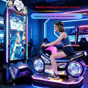 Equipo de Entretenimiento Arcade de Motociclismo Dinámico para Uso Comercial en Salas de Arte, Juego Multijugador Operado con Monedas para Niños - Product Image 3