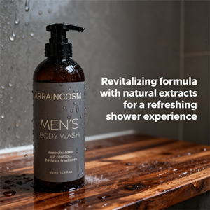 เจลอาบน้ำดอกไม้สดชื่นของผู้หญิงทันสมัย500มล. ของเหลวที่มีสารสกัดจากพืชธรรมชาติสำหรับการทำความสะอาดอย่างล้ำลึกและเติมพลังให้ร่างกาย - Product Image 3