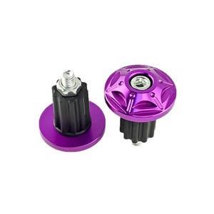 Embout de guidon de moto Qiangye, violet, universel, décoratif, pour guidons de scooter et de vélo - Product Image 4
