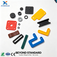 XINHUA NBR FKM EPDM Silicona, Junta de Goma Personalizada Resistente a Altas Temperaturas, OEM -60 ℃   hasta 230 ℃   Moldura Resistente al Calor, Cumple con RoHS