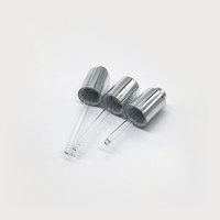Juego de Botellas de Vidrio Transparente Cilíndricas con Gotero para Suero, 20ml/30ml/40ml, con Tapa de Aluminio y Pulverizador para Jabón Líquido y Aceite Esencial