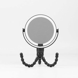Nuevo Espejo de <span class=keywords><strong>Maquillaje</strong></span> LED Redondo con Soporte Flexible Portátil Tipo Pulpo para Viajes, Ilumina Cosméticos - Product Image 3