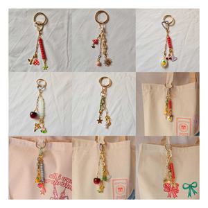 Goreal 25 model baru gantungan kunci dan tas wanita trendi lucu yang dapat disesuaikan gantungan kunci kristal liontin yang dapat dipertukarkan - Product Image 1
