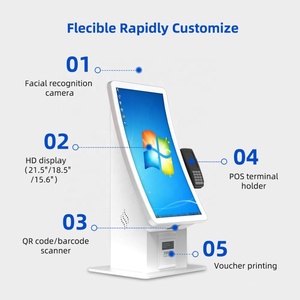 Oem Odm 1920X1080P 2K Quality 23.6 Inch Curved Screen Kiosk windows Pos Hardware bar Code <b>Scanner</b> in Store or Canteen - Product Image 3