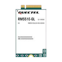 Modul Quectel RM551E-GL 5G NR M.2 3GPP Rel-17 SA NSA dengan GNSS untuk Router Industri, CPE, Gateway, Aplikasi IoT, dan EMBB