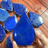 Ornements en lapis-lazuli naturel poli en forme de goutte pour la guérison, le Feng Shui, le Reiki, la méditation et les mariages (vente en gros)