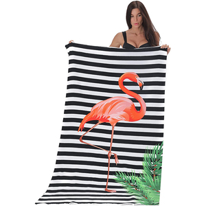 2024 respetuoso con el medio ambiente diseño personalizado 100% reciclado seco rápido microfibra reciclado Toallas de playa - Product Image 2