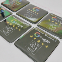 Époxy intelligent adhésif pour URL, menu NFC, médias sociaux, avis Google, plaque plate étanche 13,56 MHz