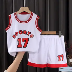Jungen und Mädchen Basketball anzüge Team uniformen Outdoor-Sport bekleidung 1-12 Jahre alte Kurzarm trikots