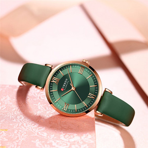 Nouvelle montre pour femme, montre-bracelet en cuir à quartz, montre-bracelet de luxe pour femme, montre mécanique - Product Image 1