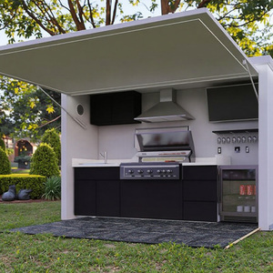 Nuovi Arrivi <span class=keywords><strong>Cucina</strong></span> <span class=keywords><strong>da</strong></span> Esterno Personalizzata con Isola Barbecue, Grill a <span class=keywords><strong>Incasso</strong></span> in Acciaio Inox e Forno per Pizza - Product Image 3