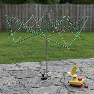 AA0044 Ensemble enrouleur de fil et dévidoir | Enrouleur de Fil Vert et Bobineur Manuel Combinés pour Outils de Tricot et de Crochet - Product Image 3