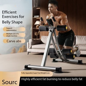 Offerta imperdibile: Macchina Addominale Multifunzione Runch Coaster con Display Digitale, Pieghevole, per Allenamento Core a Casa e in <span class=keywords><strong>Palestra</strong></span> - Product Image 2