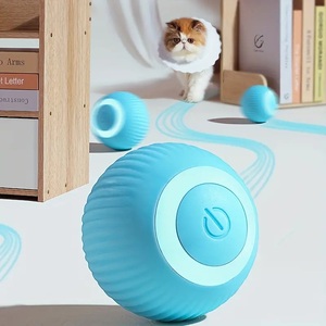 Juguete eléctrico inteligente Usb recargable para gatos, bola rodante automática interactiva, juguetes inteligentes para juegos de gatos de interior - Product Image 4