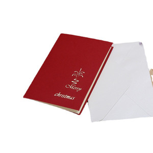 Cartes de vœux 3D personnalisées faites à la main, cartes de vacances colorées découpées au Laser 3D <span class=keywords><strong>Pop</strong></span> Up cartes cadeaux de vœux de noël - Product Image 6