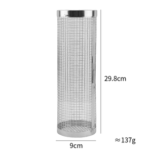 Nuovo Bbq Net Tube Barbecue il più grande cestello per grigliare mai cestello per grigliare in rete metallica in acciaio inossidabile - Product Image 2