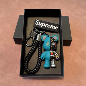 Llavero Abridor <span class=keywords><strong>de</strong></span> Botellas Mecánico <span class=keywords><strong>de</strong></span> Aleación <span class=keywords><strong>de</strong></span> Oso <span class=keywords><strong>de</strong></span> Alta Gama, Personalizado, a la Moda, Impermeable, Regalo para Parejas, Colgante 3D para Bolsa - Product Image 2
