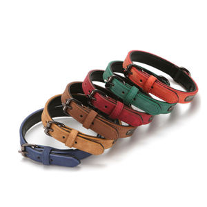 Kerah nama kustom kualitas tinggi untuk anjing dan kucing kulit PU warna-warni dengan lampu yang dapat disesuaikan kerah hewan peliharaan - Product Image 4