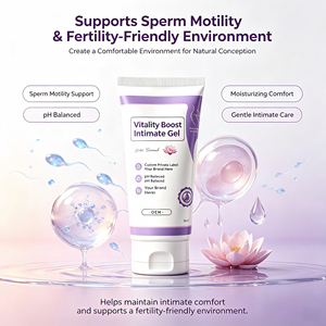 <span class=keywords><strong>Gel</strong></span> Íntimo Masculino para la <span class=keywords><strong>Fertilidad</strong></span>, Apoya la Vitalidad del Esperma, Comodidad Reproductiva, pH Equilibrado, Cuidado Personal para Hombres - Product Image 2