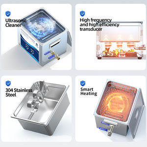 Ultrasoon reinigingsapparaat, tafelmodel, digitale timer, instelbaar voor grote ultrasoonreinigers met lifter - Product Image 5