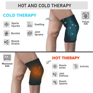Perlengkapan Terapi Rehabilitasi Dapat Digunakan Kembali Gel Padat Lutut Bungkus Es untuk Cedera Kaki, Bengkak, Operasi Penggantian Lutut - Product Image 4