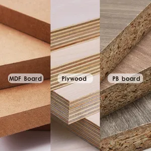 Pre Pb Laminated Raw Rice Husk Chipboard Sheets Tubular <strong>Particle</strong> <strong>Board</strong> Laminated - Product Image 5