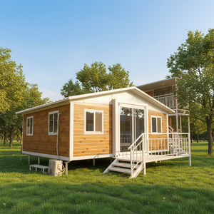 Maison conteneur modulaire pliable et extensible de 20 pieds à prix abordable pour <span class=keywords><strong>camping</strong></span>, installation facile et mobile - Product Image 1