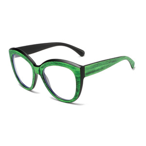 Gafas de Sol de Moda con Protección Ultravioleta, Imitación de Madera, Estilo Ojo de Gato Extragrande, Modernas para Todo Clima, Venta Directa de Fábrica - Product Image 2
