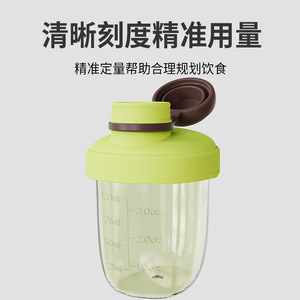 Baby Formula Dispenser 100ml Graduated Markings Airtight For Travel 0-12 Months Avocado Green - Product Image 1