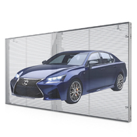 Écran LED HD à grille transparente personnalisé professionnel P3.9-7.8, pleine couleur, étanche