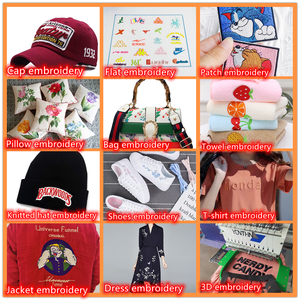 Hot Sale 3d Hat c ap T-shirt Flat 6 Head 12 Needles Computerized Monogram Machine Garment Scarf Pillow Towel Embroidery Machine - Product Image 2
