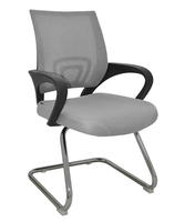 Chaise de bureau ergonomique en maille à dossier moyen réglable avec accoudoirs fixes – Vente en gros – Fabricant