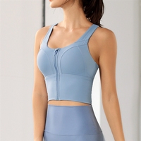 Soutien-gorge de sport à séchage rapide pour femme, anti-choc de force moyenne, push-up, dos élégant, idéal pour le fitness et le yoga, à porter comme vêtement extérieur