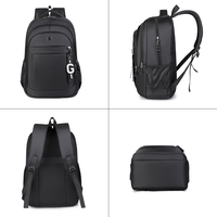 Sac à dos pour ordinateur portable T124 15 pouces, imperméable, en tissu Oxford, pour le bureau, les affaires, les voyages, les étudiants, durable, pour les trajets quotidiens