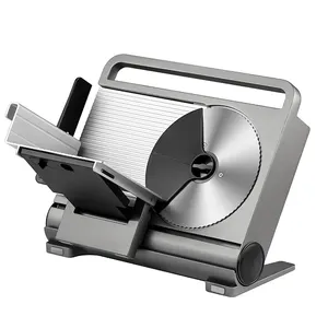 Low noise 1-15mm thickness adjustment home use food slicer for cutting the meat, fruit and bread