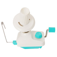 Petite machine manuelle à manivelle pour enrouler le fil de laine, accessoire de couture et de tricot, avec sac de rangement en plastique durable