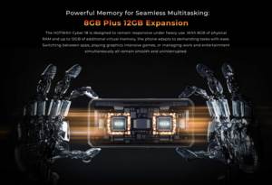 HOTWAV Cyber 18, Teléfono Resistente 4G, 120Hz, Batería de 6200mAh, 8+256GB, Cámara de 64MP, Visión Nocturna de 20MP, Android 16, Pantalla Secundaria - Product Image 5