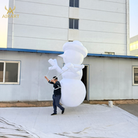 Poupée gonflable de bonhomme de neige de dessin animé pour carnaval en plein air, pour la publicité