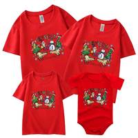 Costumes de Noël pour père, mère, fils, fille, vêtements pour femmes, hommes, enfants, t-shirt, barboteuse pour bébé, tenues assorties pour la famille du Nouvel An