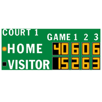 Tableau d'affichage sans fil personnalisé LED Padel Tennis Score Board