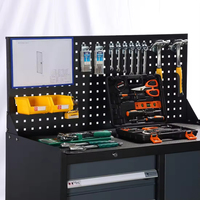 Armoire de rangement d'outils en fer robuste personnalisable, 1 tiroir, roulettes en polyuréthane de 4 pouces, mobile, pour atelier, garage