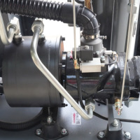 Compresseur d'air rotatif à vis silencieux Latelas 250 kW, machine de compression d'air à pression stable