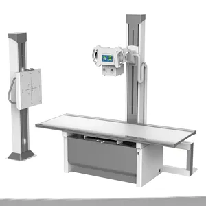 医療診断高周波X線装置床に取り付けられたデジタルX線撮影システム
