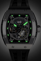 Montres automatiques en acier, design usine et personnalisées, avec petite seconde lumineuse, pour le marché professionnel et les marques d'invités