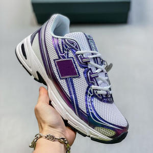 Nuevo Estilo, Zapatillas Deportivas Transpirables con Diseño de Malla y Cordones, Unisex 740, Zapatillas Casuales para Correr al Aire Libre, Suela Gruesa con Absorción de Impactos - Product Image 5