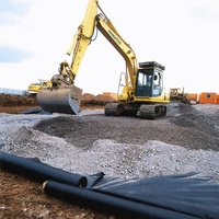 Géotextile tissé en PP pour la construction de pistes auxiliaires, la séparation du sol et la protection des fondations