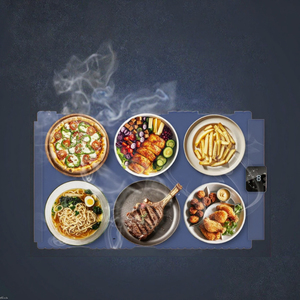 Direct Sales Adjustable Temperature Silicone Food <b>Warming</b> <b>Tray</b> Modern Design Foldable Fast Heating <b>Warming</b> Plate for Kitchen - Product Image 2