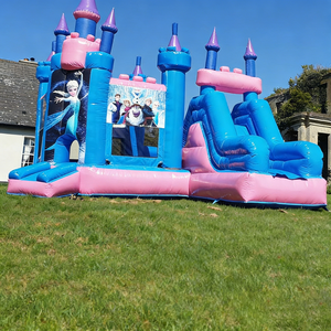 <span class=keywords><strong>Castillo</strong></span> Inflable con Tobogán de Elsa y Anna, de PVC de Alta Calidad, Venta Directa de Fábrica - Product Image 3