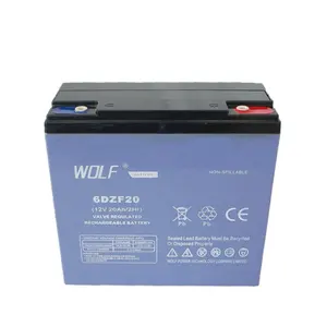 Lead acid batteries for E-bike/Rickshaw/Scooter 6-dzm-20 battery 12v 20ah motor cycle battery